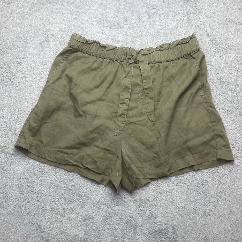 Lucky Brand Shorts Women's Size Medium Army Green Lightweight Casual Pockets
